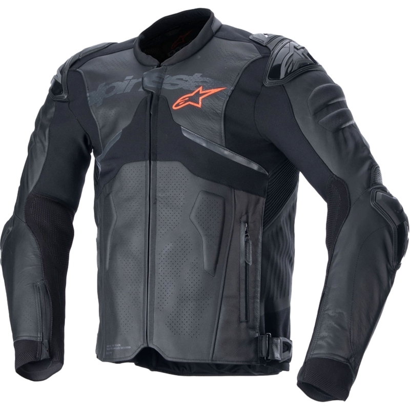 Alpinestars Atem 5 Leder-Motorradjacke schwarz