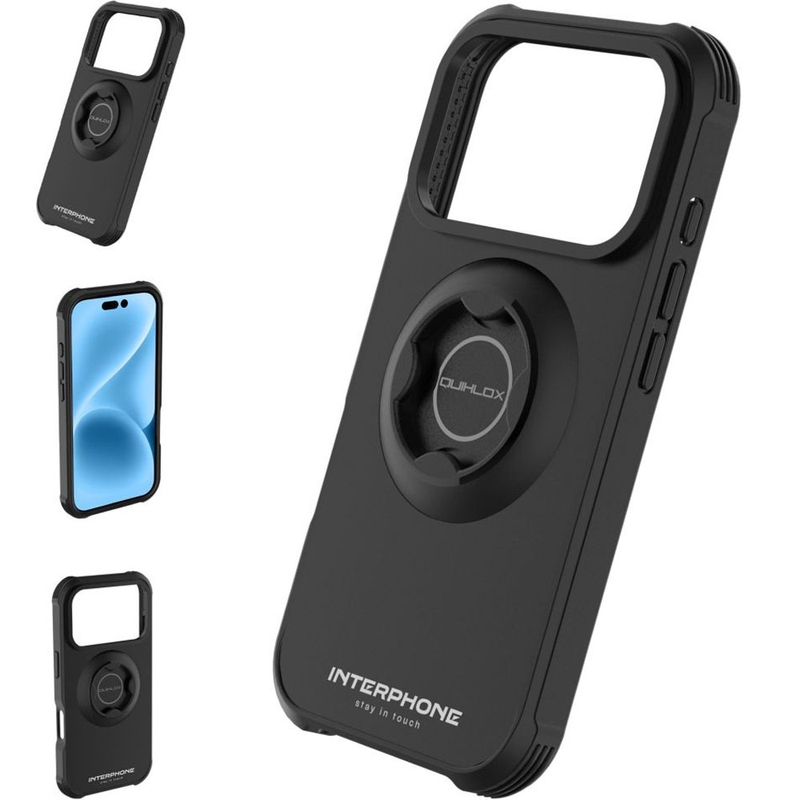 Interphone QUIKLOX Tetraforce-Apple iPhone 17 Pro Max Handyhülle schwarz
