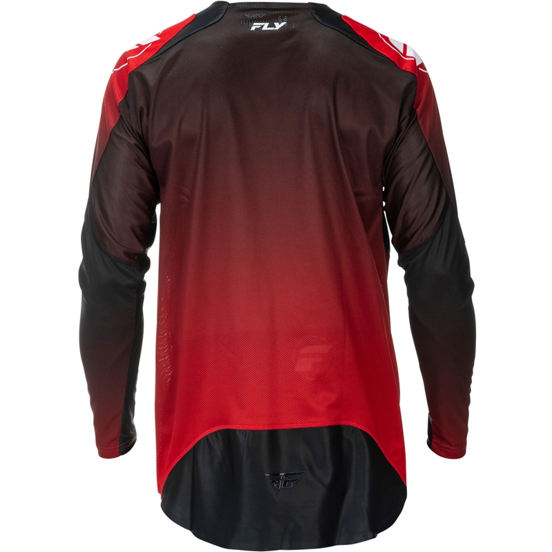 FLY Racing Evolution Motocross Trikot rot-schwarz-weiß