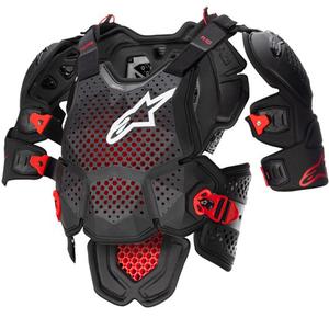 Alpinestars A-10 2 Körperprotektor schwarz-anthrazit-rot