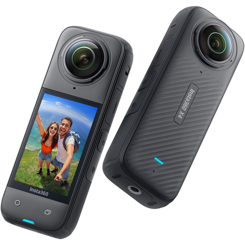 Insta360 X4 Motorrad-Bundle-Actionkamera Schwarz