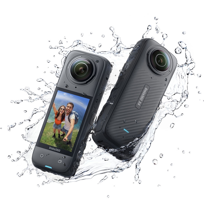 Insta360 X4 Motorrad-Bundle-Actionkamera Schwarz