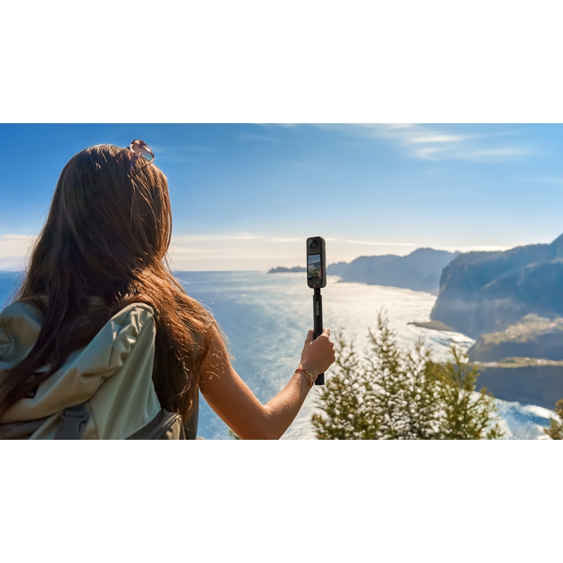 Insta360 X4 Motorrad-Bundle-Actionkamera Schwarz