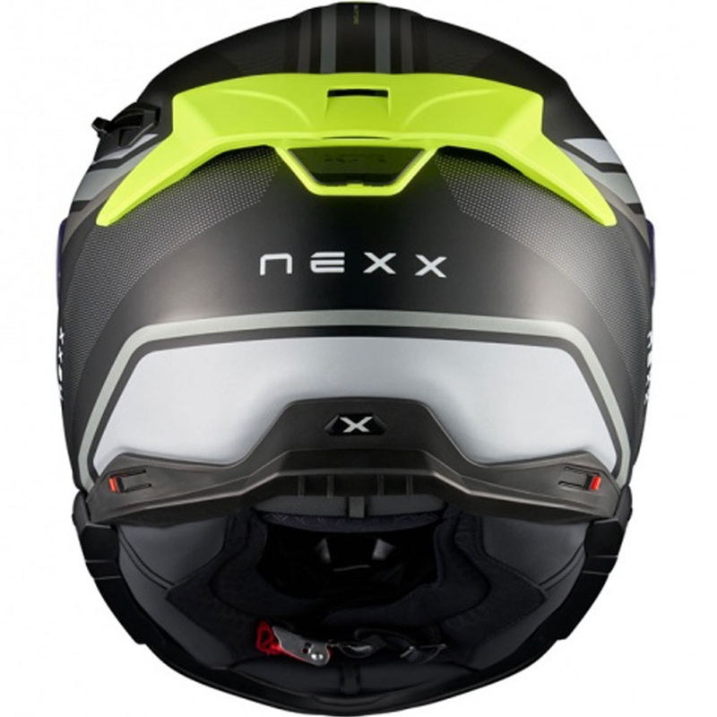 Nexx X.TR Quanta Integralhelm Motorrad matt schwarz-fluo gelb
