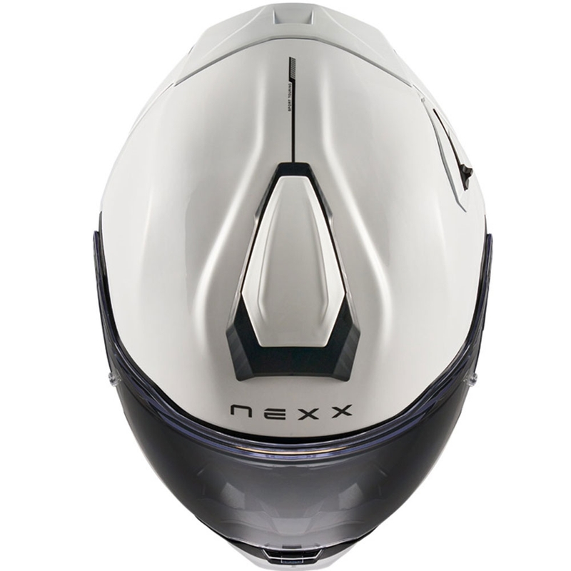 Nexx X.TR Plain Integralhelm Motorrad Weiß