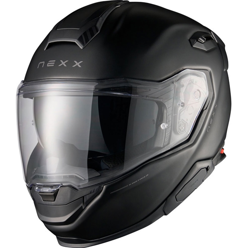 Nexx X.TR Plain Integralhelm für Motorrad, mattschwarz