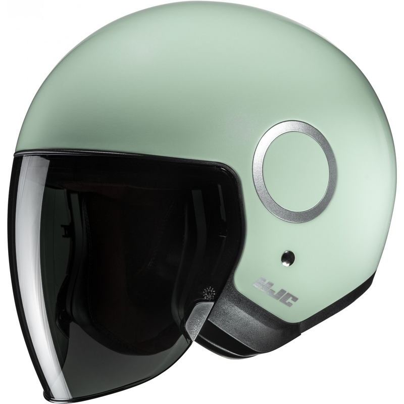 Offener Motorradhelm HJC RPHA 40, einfarbig pastellgrün