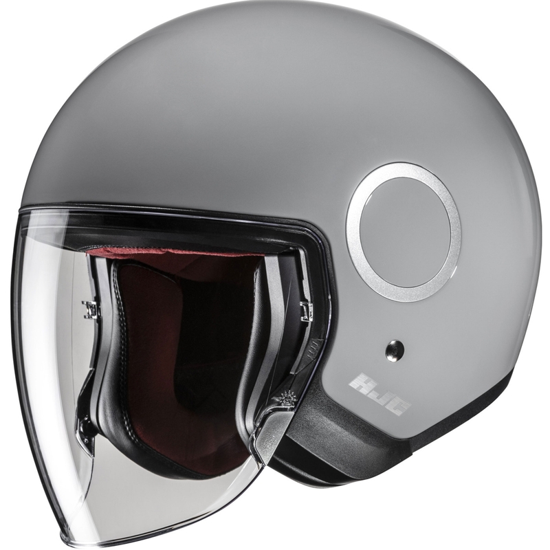 Offener Motorradhelm HJC RPHA 40, einfarbig grau