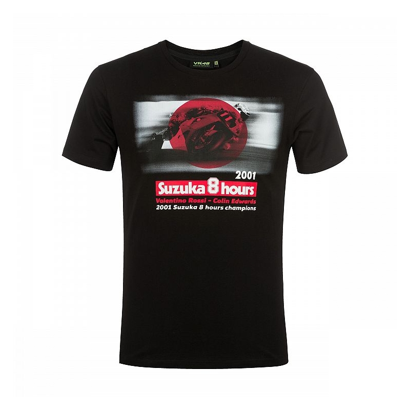 T-shirt VR46 Valentino Rossi SUZUKA 8 HOURS schwarz