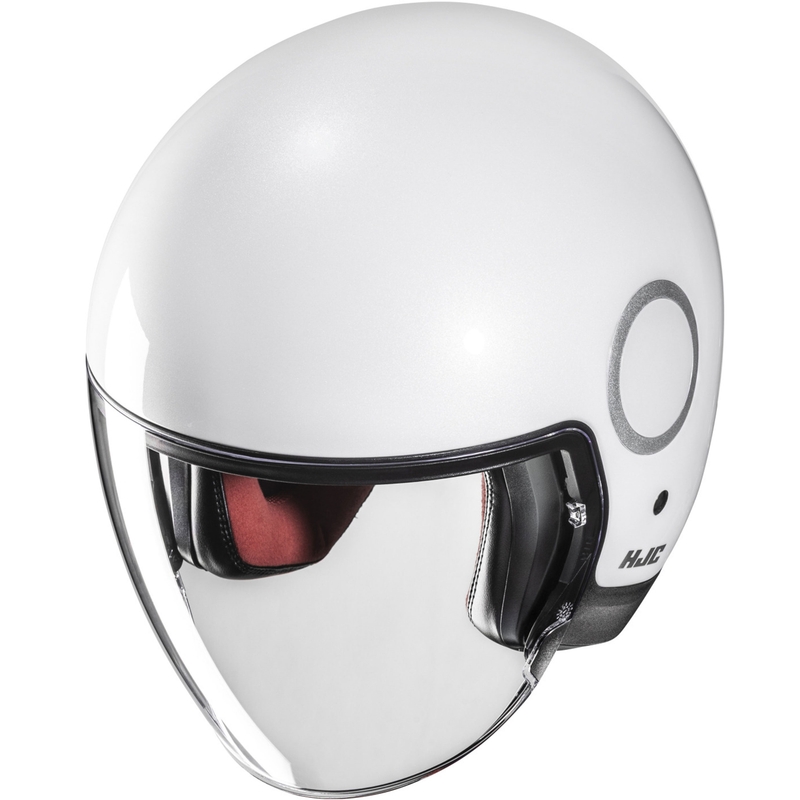 Offener Motorradhelm HJC RPHA 40, Perlweiß