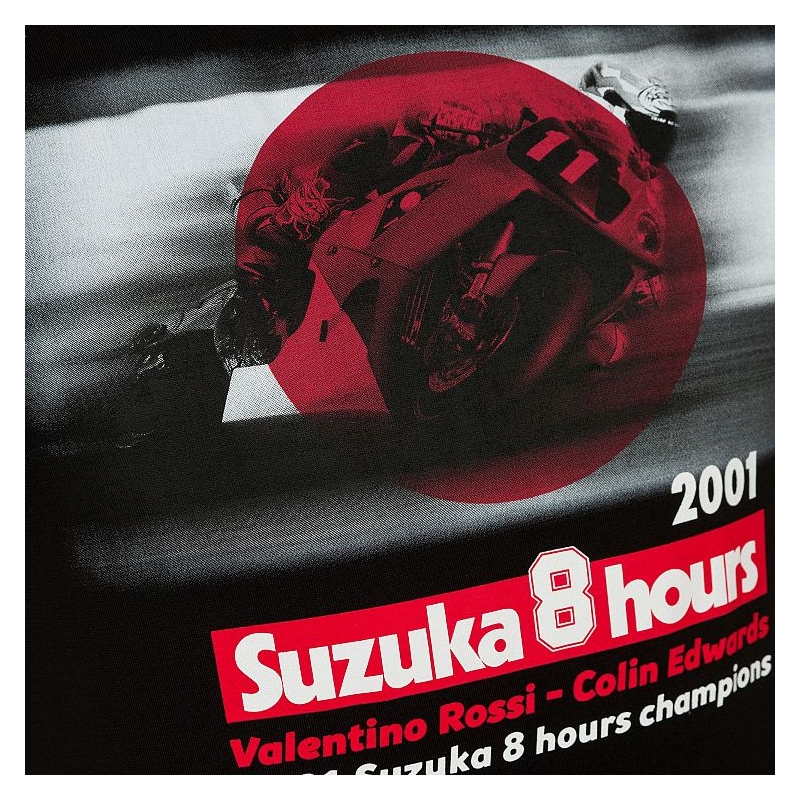 T-shirt VR46 Valentino Rossi SUZUKA 8 HOURS schwarz