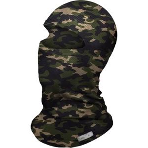 Motorradhaube nanosilver® camouflage grün