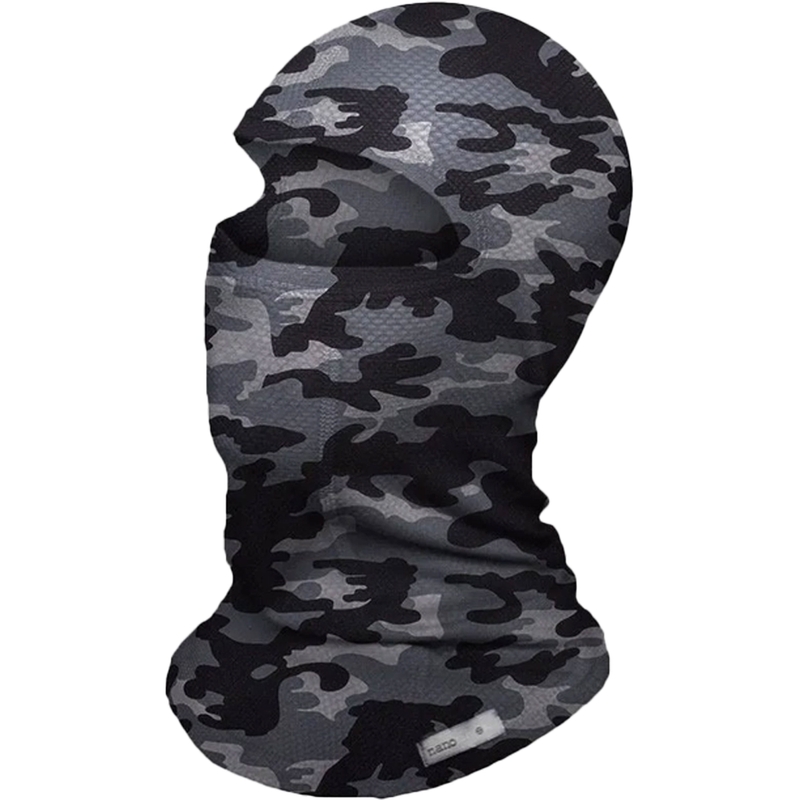 Motorradhaube nanosilver® camouflage grau