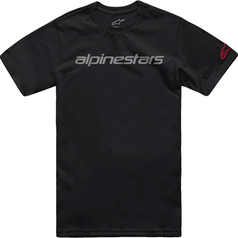 Alpinestars Linear Wordmark 2.0 CSF T-Shirt schwarz-grau-rot