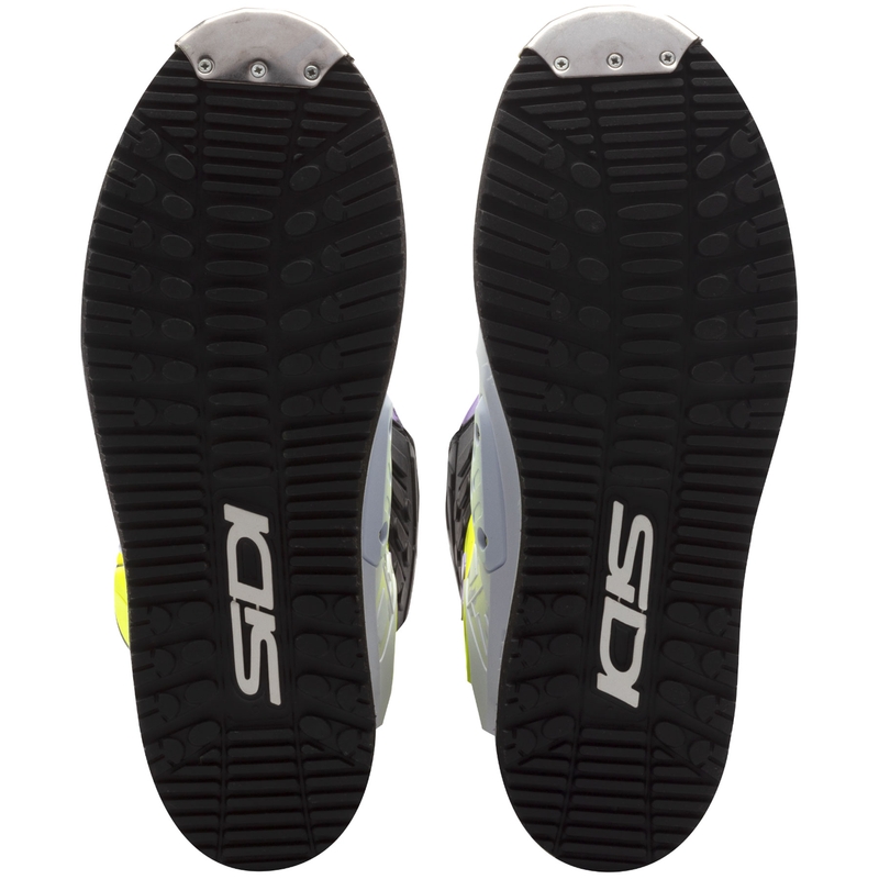 Motorradstiefel SiDi Crossair HD End BB002 lila-gelb-weiß