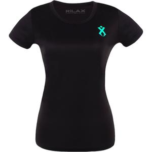 Damen Funktions-T-Shirt Rilax Hrama schwarz