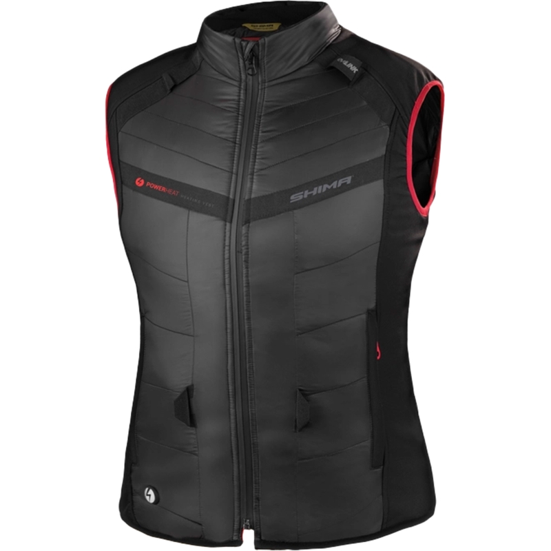 Shima Powerheat Weste schwarz-rot damen