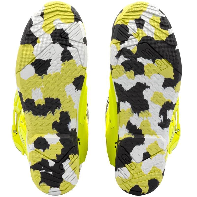 Motorradstiefel SiDi Crossair X RACR001 schwarz-fluoreszierend gelb