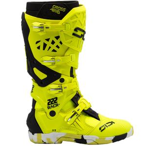 Motorradstiefel SiDi Crossair X RACR001 schwarz-fluoreszierend gelb