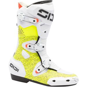 Motorradstiefel SiDi MAG 2 Air BTA001 weiß-gelb
