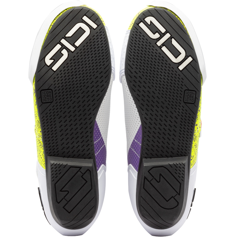 Motorradstiefel SiDi MAG 2 Air BTA001 weiß-gelb