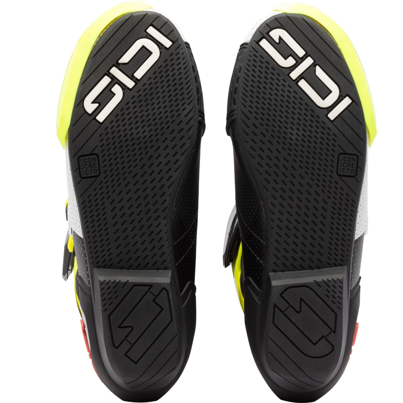 Motorradstiefel SiDi MAG 2 Air fluoreszierend gelb-fluoreszierend korallenrot