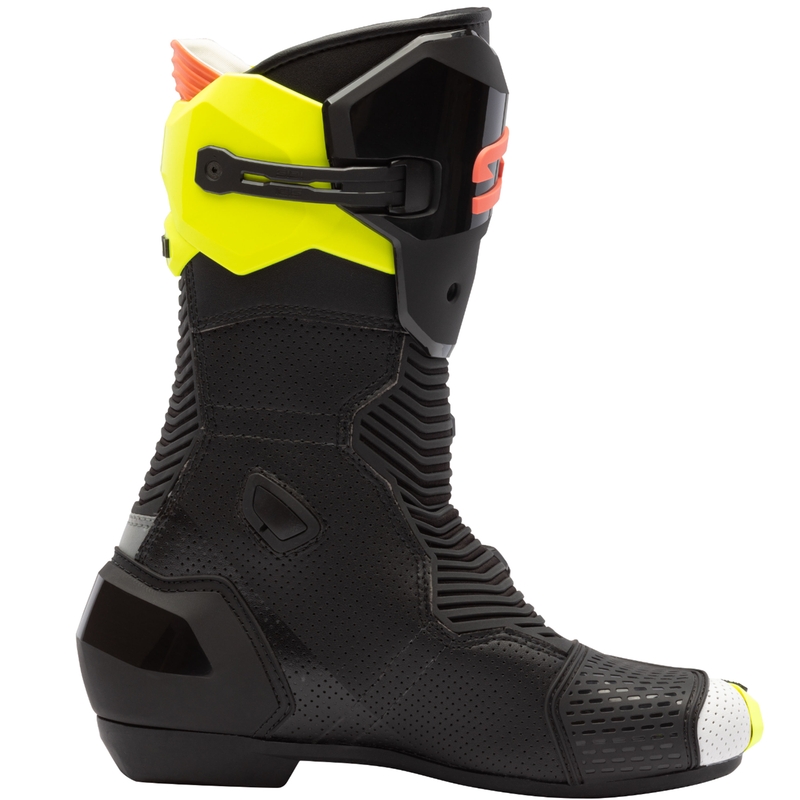 Motorradstiefel SiDi MAG 2 Air fluoreszierend gelb-fluoreszierend korallenrot