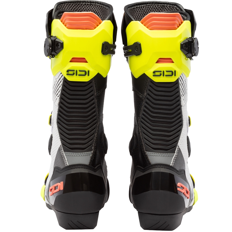 Motorradstiefel SiDi MAG 2 Air fluoreszierend gelb-fluoreszierend korallenrot