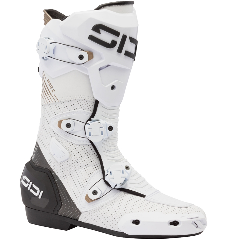 SiDi MAG 2 Air Motorradstiefel weiß-schwarz