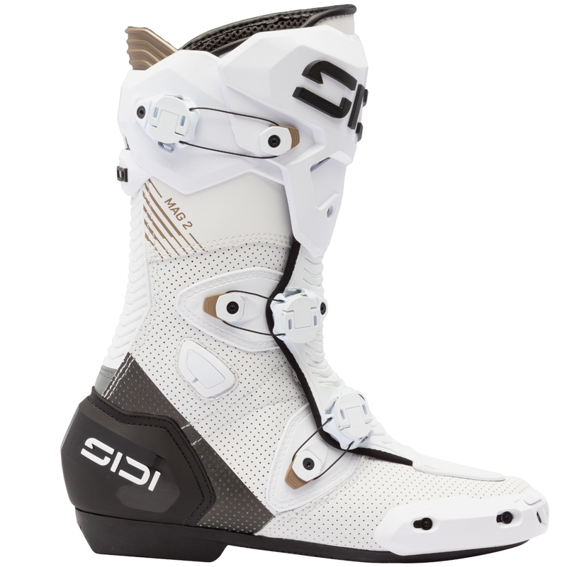 SiDi MAG 2 Air Motorradstiefel weiß-schwarz