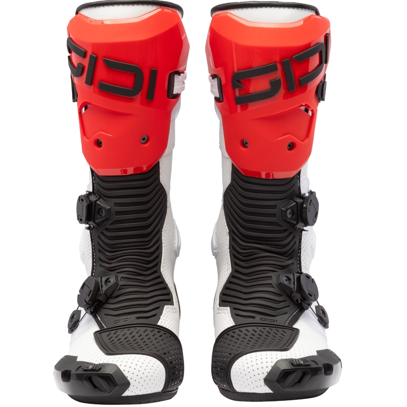 SiDi MAG 2 Air Motorradstiefel weiß-schwarz-rot
