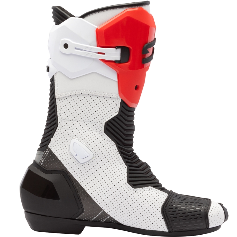 SiDi MAG 2 Air Motorradstiefel weiß-schwarz-rot