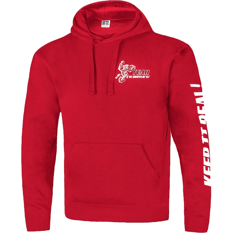 Sweatshirt Fangen Sie mich, wenn Sie können rot