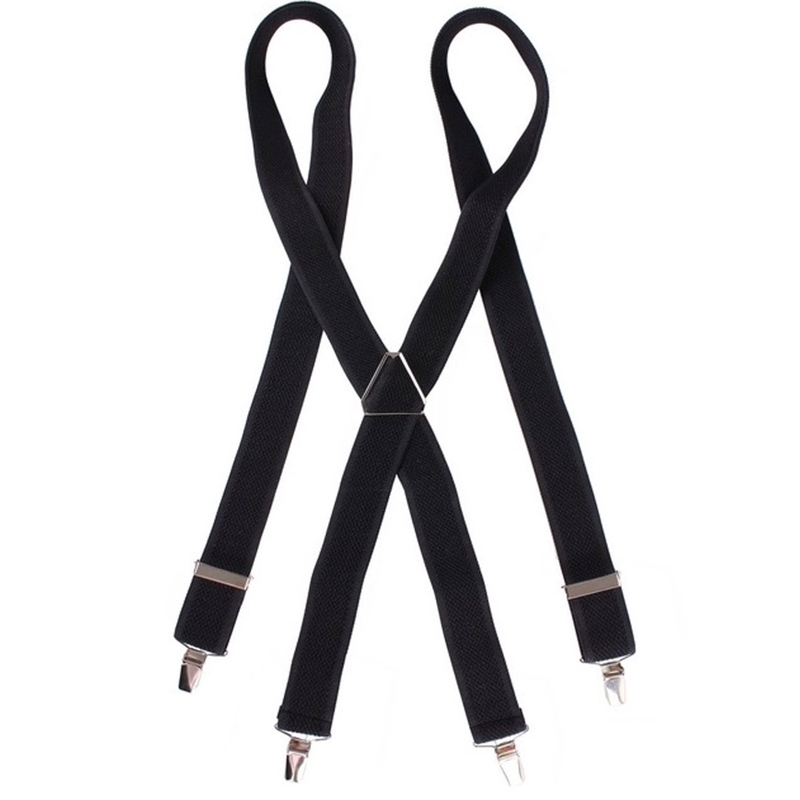 Schwarze Hosenträger 35X