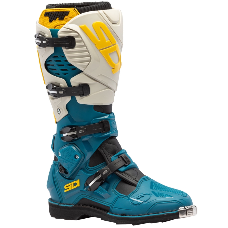 SiDi Crossfire 3 Motorradstiefel beige-blau