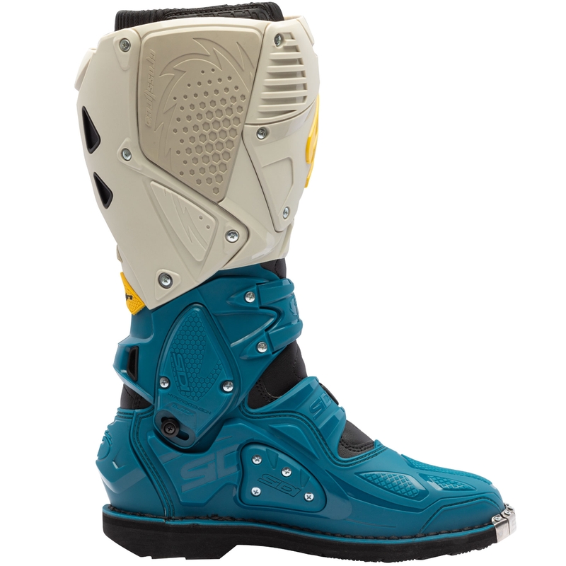 SiDi Crossfire 3 Motorradstiefel beige-blau