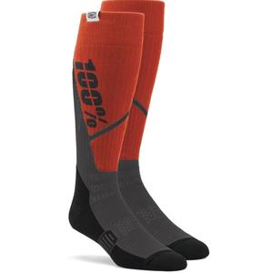 Socken 100 % - USA Torque MX orange-grau