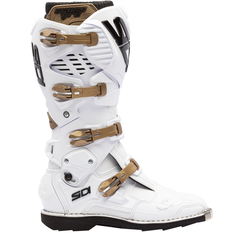 SiDi Crossfire 3 Motorradstiefel weiß-bronze