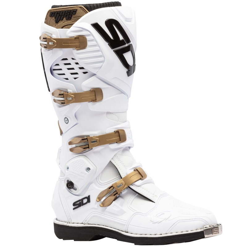 SiDi Crossfire 3 Motorradstiefel weiß-bronze