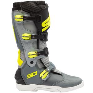 SiDi X Power SC Motorradstiefel grau-fluoreszierend gelb