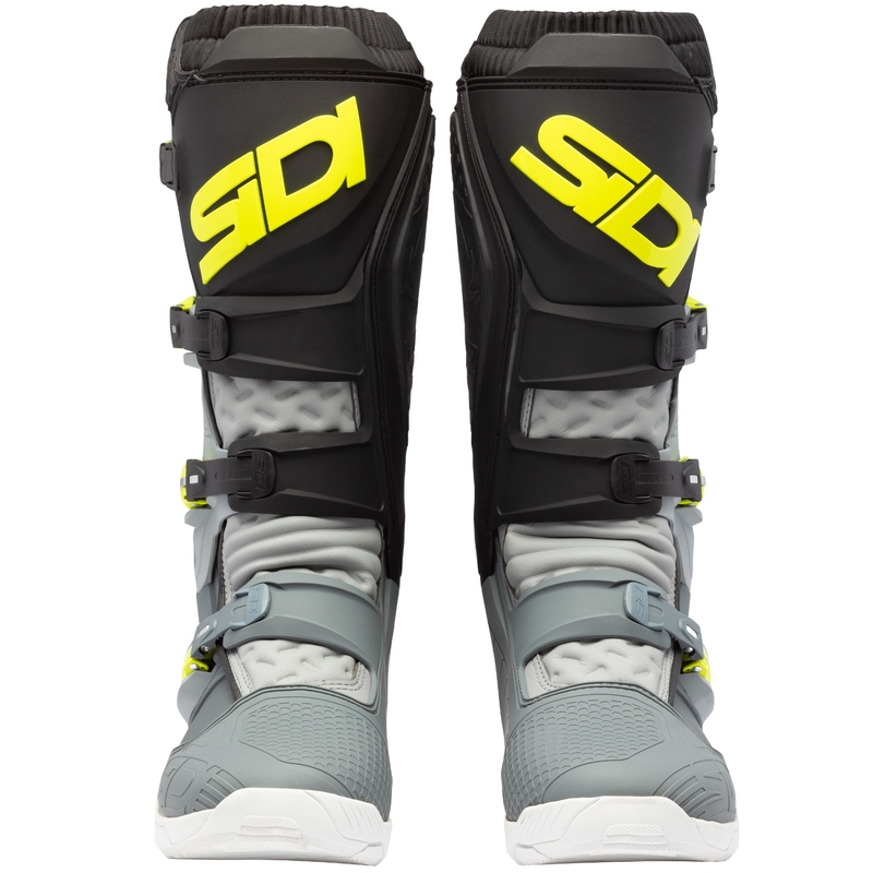 SiDi X Power SC Motorradstiefel grau-fluoreszierend gelb