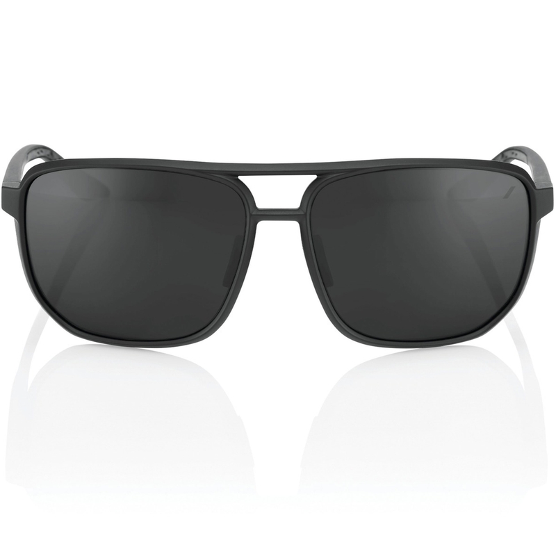 100% Konner Sonnenbrille mit schwarzen Gläsern