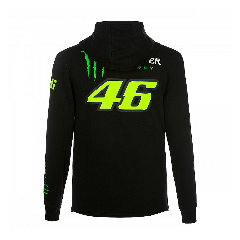 Sweatshirt VR46 Valentino Rossi MONSTER 46 REPLICA FLEECE schwarz