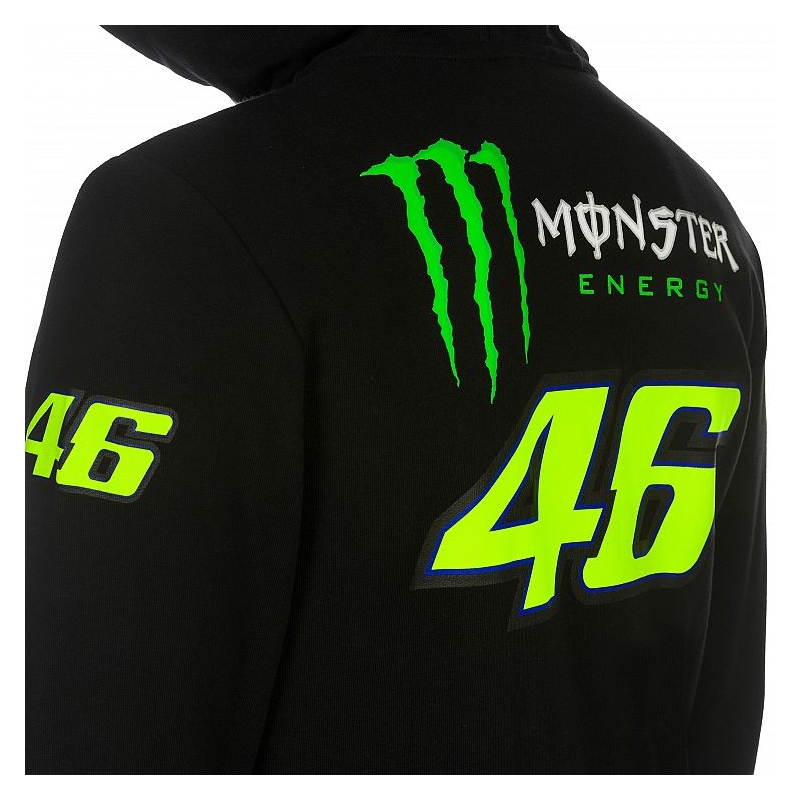 Sweatshirt VR46 Valentino Rossi MONSTER 46 REPLICA FLEECE schwarz
