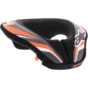 Alpinestars Sequence Youth Neck Protector Schwarz, Weiß und Orange