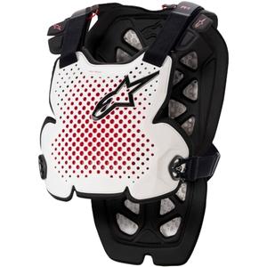 Alpinestars A-1 PRO weiß-schwarz-roter Brustprotektor