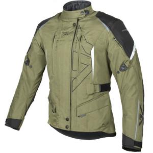 Damen-Motorradjacke Ayrton Teressa II, dunkelgrün