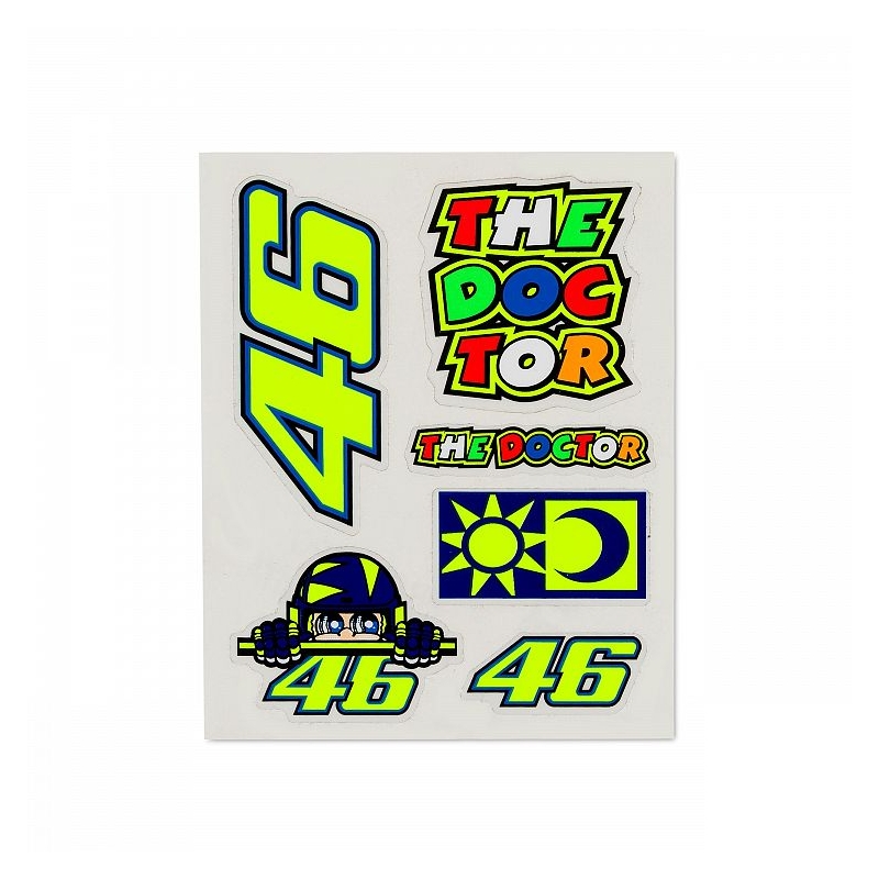 Aufkleber VR46 Valentino Rossi SET klein