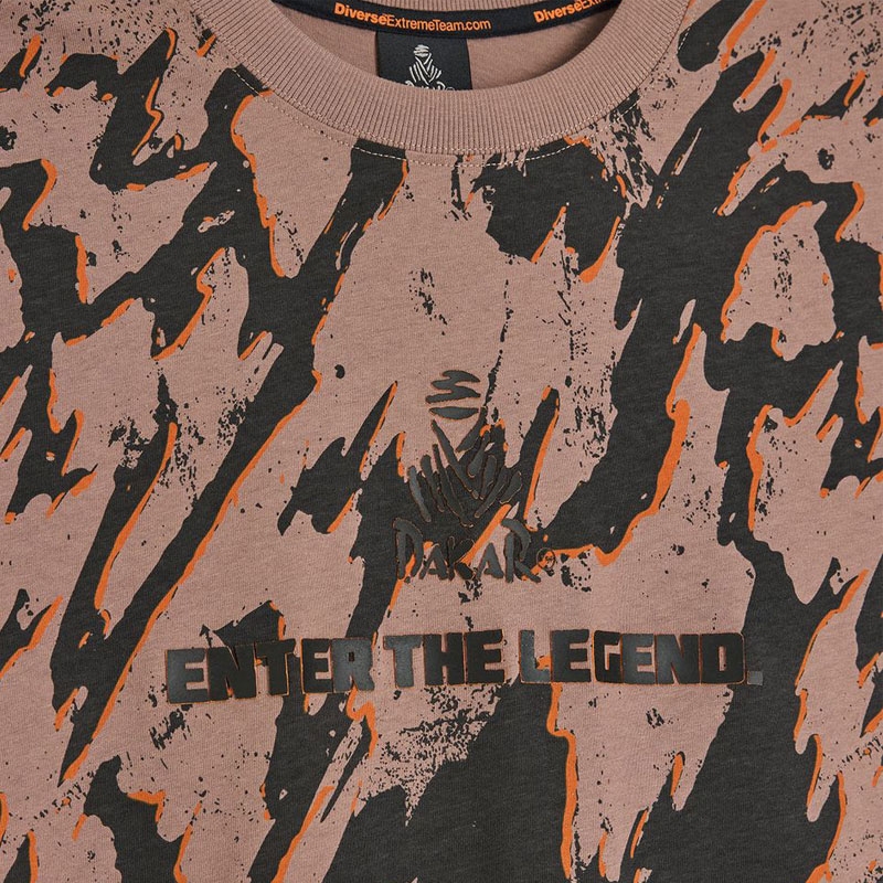 T-Shirt Dakar DES 1825 camo dunkel