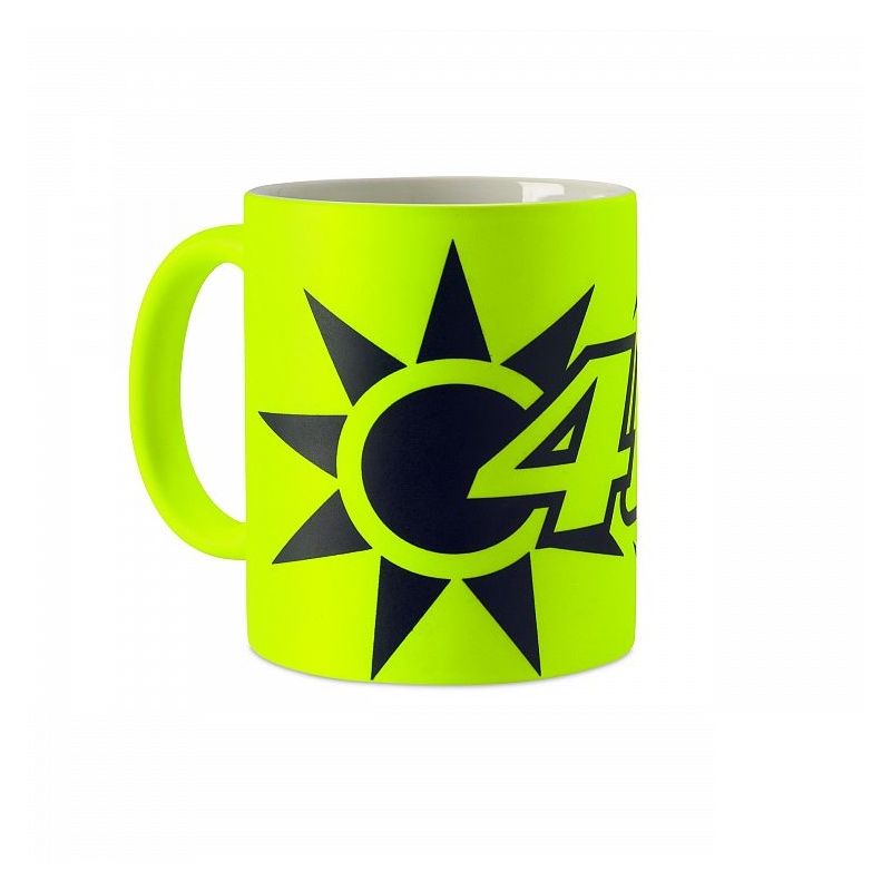 Becher VR46 Valentino Rossi Sonne und Mond gelb